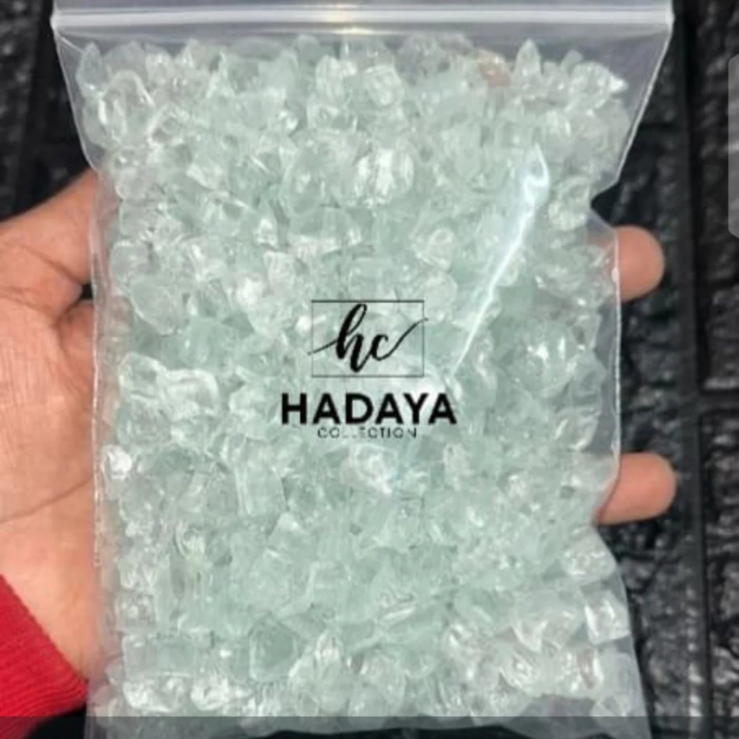 5 kg crystal clear crushed glass